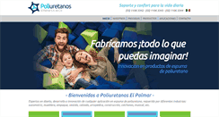 Desktop Screenshot of poliuretanoselpalmar.com